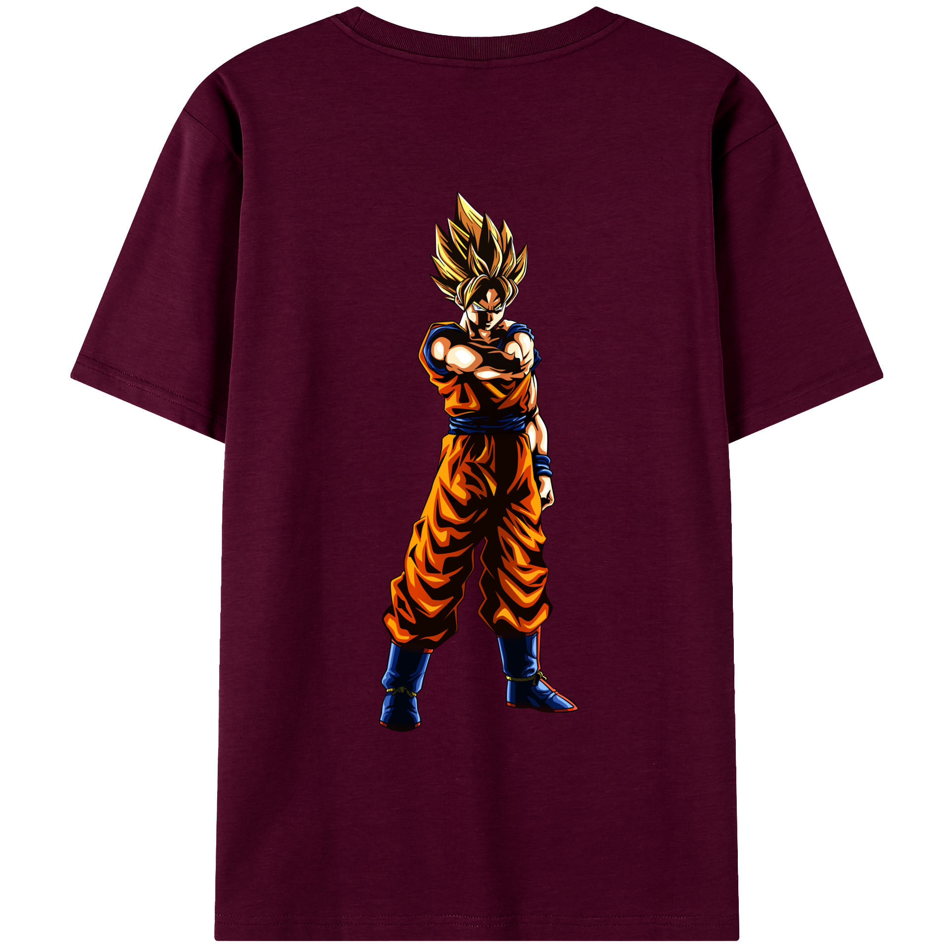 （画像用） ドラゴンボール 孫 悟飯（そんごはん）DRAGON BALL Son Gohan レディース半袖Tシャツ(バックプリント)